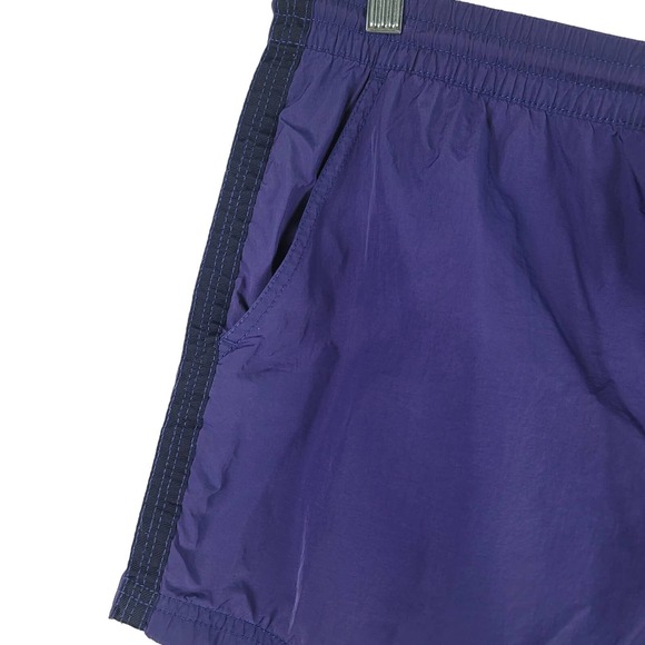 Athleta Expedition Athletic Short Purple Black Stripe 14 - Picture 2 of 5